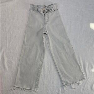 Zara Kids Marine Denim Pants Soft Gray